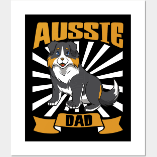 Aussie Dad - Australian Shepherd Posters and Art